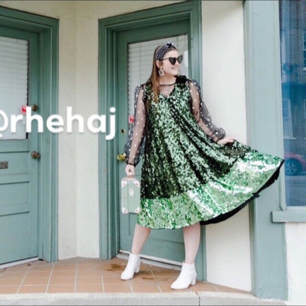 Last one (Zara)🔥Special Edition 🔥Colorblock Sequin Dress